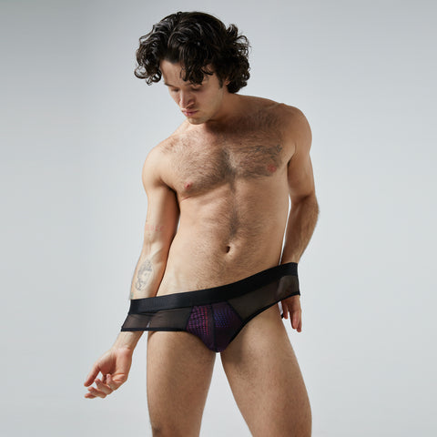 The Printed Tulle Brief