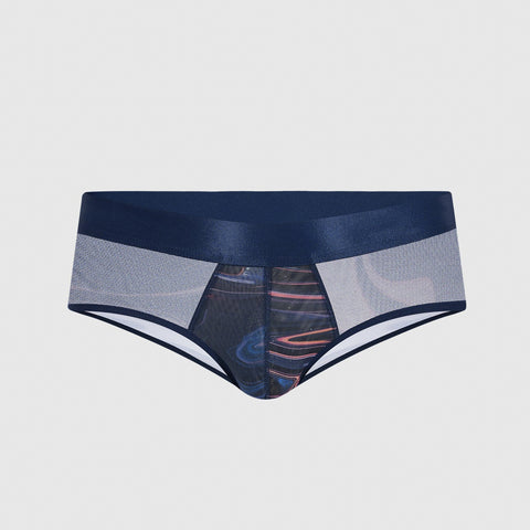 The Printed Tulle Brief