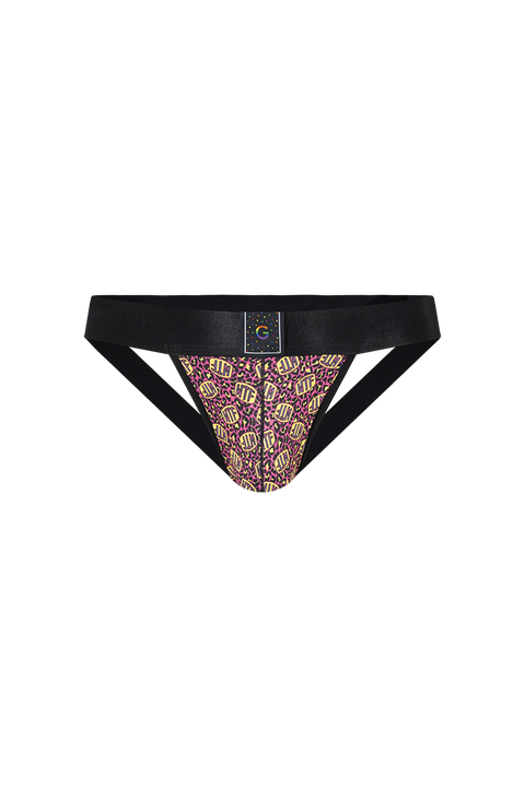 Luxury Microfiber Print Jockstrap